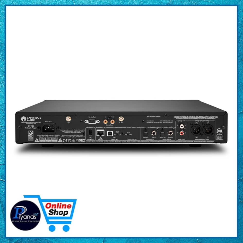 เครื่องเล่นเสียง CAMBRIDGE AUDIO : CX-N100 (LUNAR GREY)_4